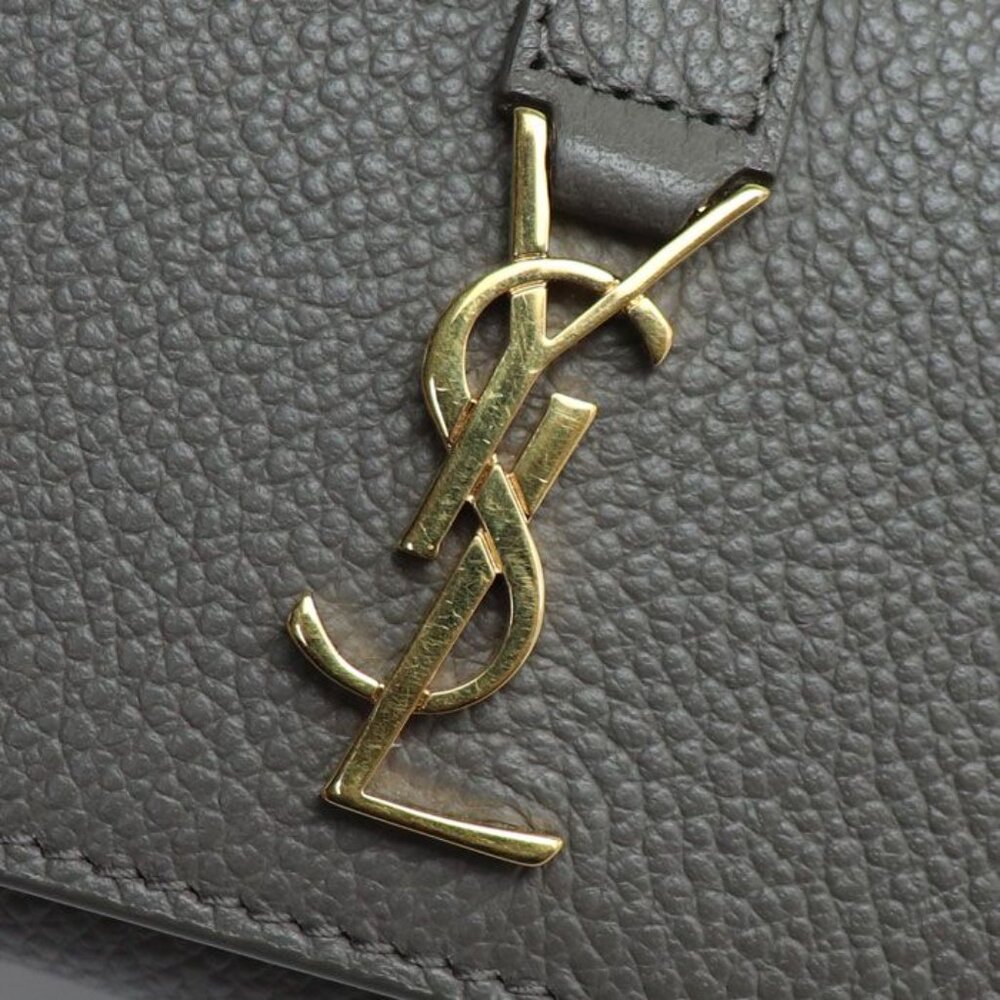Saint Laurent 6-Row YSL Logo Key Case Gray - Picture 8 of 8